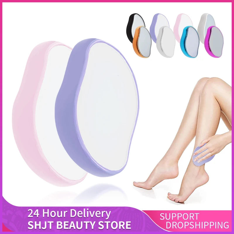 Crystal Epil Hair Removal Eraser Painless Safe Reusable Easy Clean Depilation Tool Physical Glass Hair Remov Body Beauty Eraser